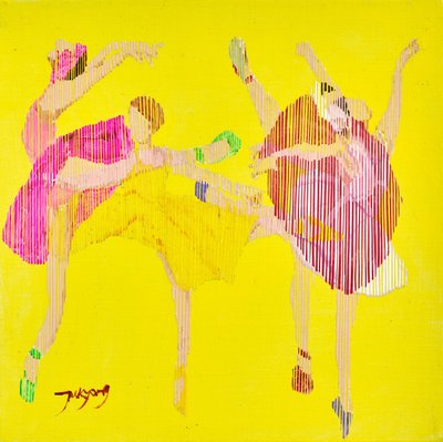 Lebendige Ballettfiguren von Jukyong Park