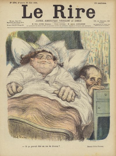Illustration für Le Rire von Jules Abel Faivre