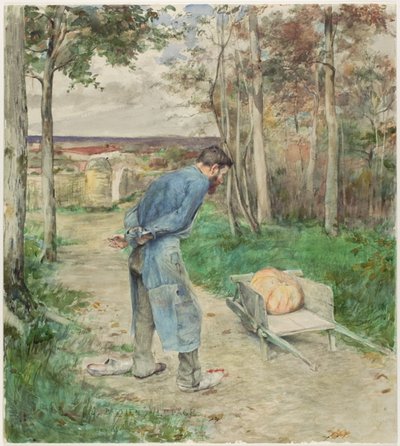 Die Eichel und der Kürbis von Jules Bastien Lepage