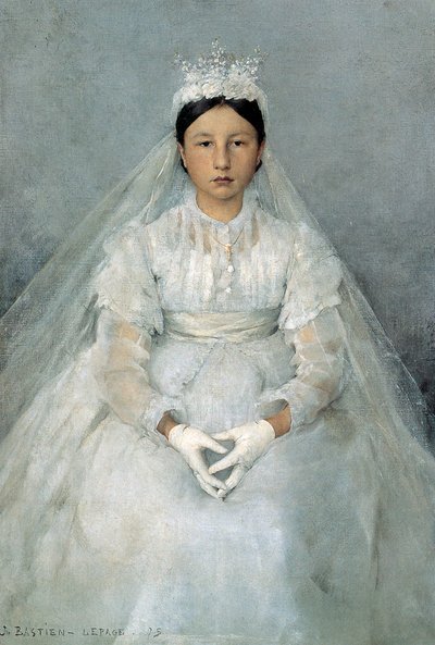 Der Kommunikant, 1875 von Jules Bastien Lepage