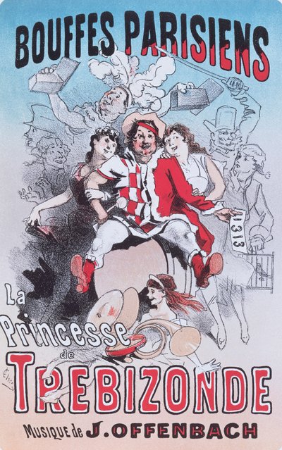 Plakat für die Operette 