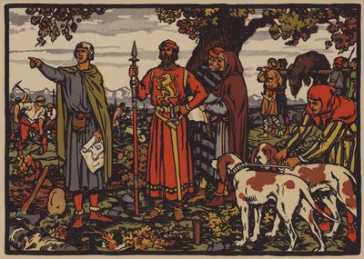 Die Gründung von Bern von Jules Courvoisier