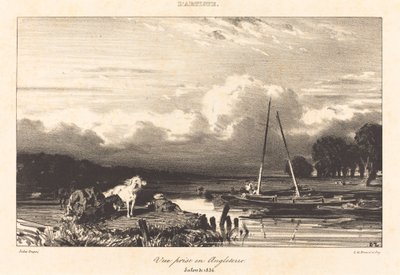 Ansicht in England von Jules Dupré