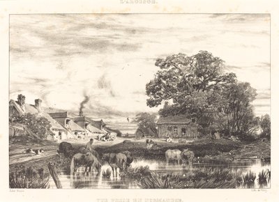 Ansicht in der Normandie von Jules Dupré