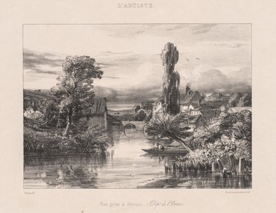 Ansicht von Alençon von Jules Dupré