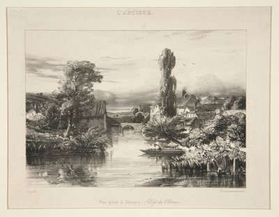 Ansicht von Alençon von Jules Dupré