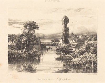 Ansicht von Alençon von Jules Dupré