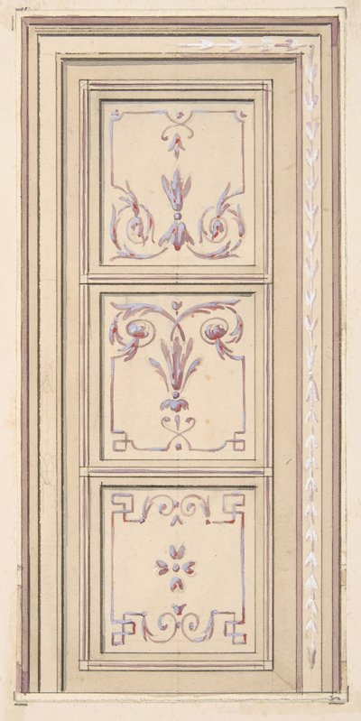 Entwurf für eine Decke von Jules Edmond Charles Lachaise and Eugène Pierre Gourdet