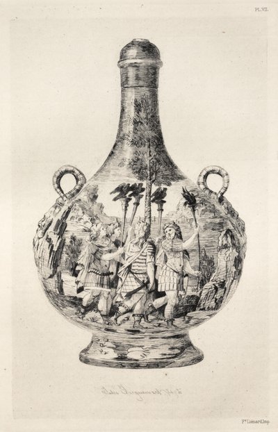 Geschichte der Keramikkunst: Eine beschreibende und philosophische Studie der Töpferei...Tafel VIII, 187 von Jules Ferdinand Jacquemart