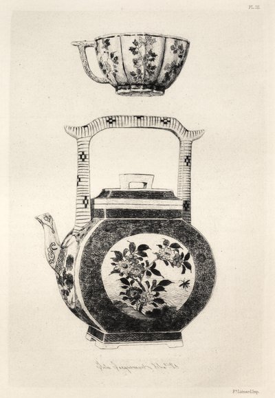 Geschichte der Keramikkunst: Eine beschreibende und philosophische Studie der Töpferei...Tafel IV, 1877 von Jules Ferdinand Jacquemart