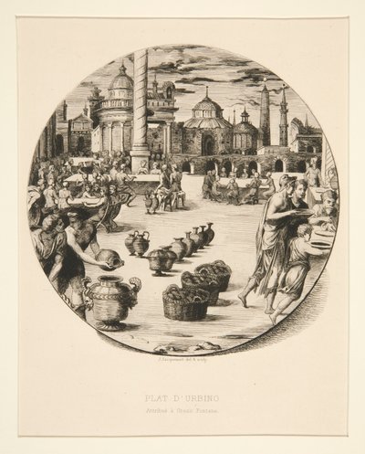 Ein Gericht von Jules Ferdinand Jacquemart