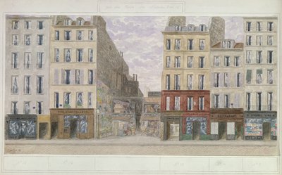 Nr. 8 bis Nr. 16 rue du Four, Paris, Frankreich, 1893 von Jules Gaildrau