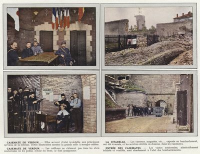Kasematte von Verdun, La Citadelle, Kasematte von Verdun, Eingang der Kasematten von Jules Gervais Courtellemont