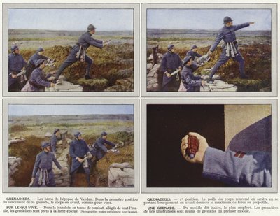 Grenadiere, Grenadiere, auf der Hut, eine Granate von Jules Gervais Courtellemont