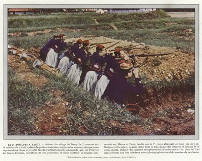Le 2e Zouaves a Barcy von Jules Gervais Courtellemont