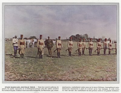 Marokkanische Spahis in neuer Uniform von Jules Gervais Courtellemont