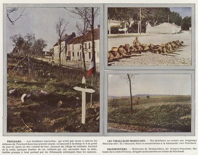 Penchard, Les Tirailleurs Marocains, Neufmontiers von Jules Gervais Courtellemont