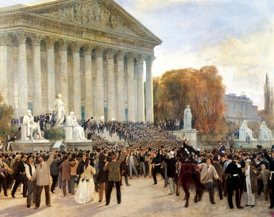 Proklamation der Dritten Republik in Paris, 4. September von Jules and Guiaud Jacques Didier