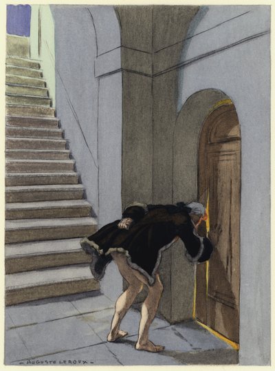 Illustration für die Memoiren von Casanova von Jules Marie Auguste Leroux
