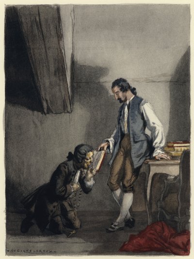 Illustration für die Memoiren von Casanova von Jules Marie Auguste Leroux
