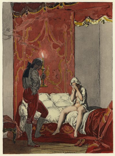 Illustration für die Memoiren von Casanova von Jules Marie Auguste Leroux