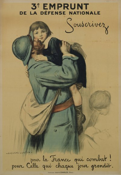 Melde dich für das kämpfende Frankreich an, das jeden Tag größer wird von Jules Marie Auguste Leroux