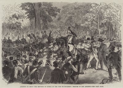 Versuch, den Kaiser von Russland im Bois de Boulogne zu erschießen, Festnahme des Attentäters von Jules Pelcoq