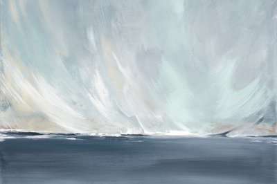 Eine ruhige Meereslandschaft mit Wirbeln von Julia Contacessi