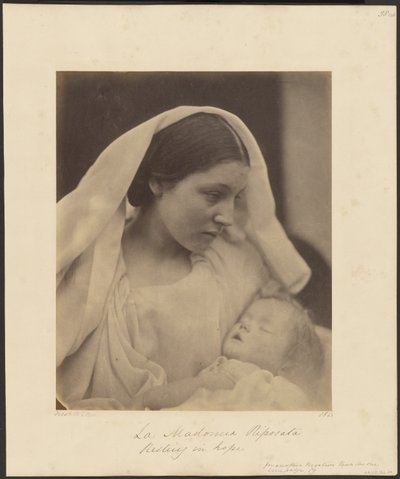 Die ruhende Madonna von Julia Margaret Cameron