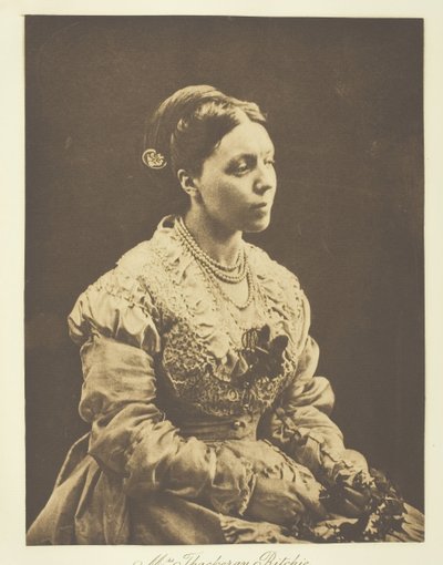 Mrs. Thackeray Ritchie, 1870, gedruckt ca. 1893 von Julia Margaret Cameron