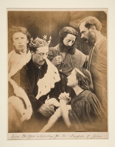Königin Philippa bittet um Gnade für die Bürger von Calais von Julia Margaret Cameron