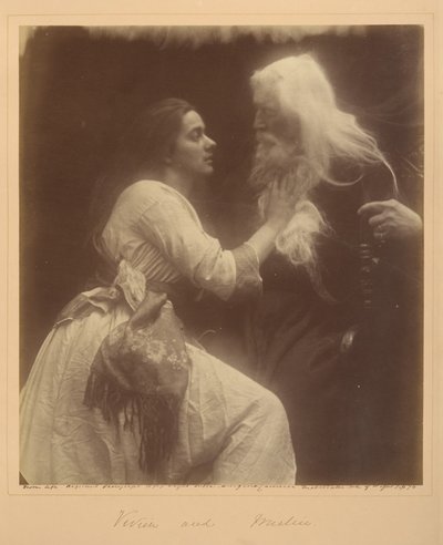 Vivien und Merlin von Julia Margaret Cameron