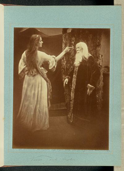 Vivien und Merlin von Julia Margaret Cameron