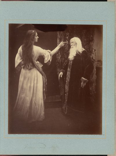 Vivien und Merlin von Julia Margaret Cameron