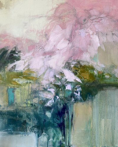 Zarte rosa Blüten von Julia Purinton
