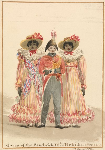 Eine Gruppe der Sandwichinseln von Julia Swinburne
