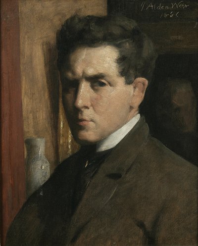 Selbstporträt, 1886 von Julian Alden Weir