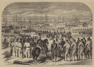 Einschiffung des Leichnams von Lord Raglan am Victoria Pier, Kazatch Bay von Julian Portch