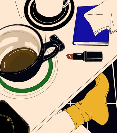 Entspannter Kaffeemorgen von Juliana Kokolari