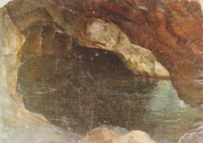 Höhle mit Wasser von Julie Wilhelmine Hagen Schwarz