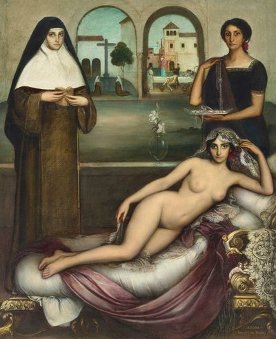 Las Dos Sendas Die zwei Wege, 1915 von Julio Romero de Torres