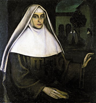 Porträt einer Nonne, 20. Jahrhundert von Julio Romero de Torres