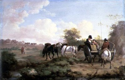 Auf dem Weg zum Markt von Julius Caesar Ibbetson