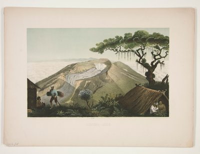 Gunung - Gede (Mount Gede) von Julius Friedrich Tempeltey