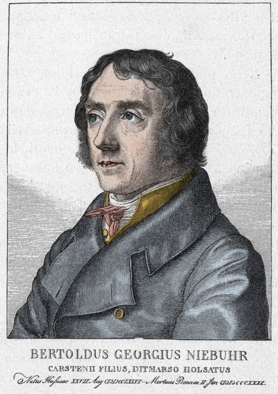 Barthold Georg Niebuhr (1776-1831), deutscher Historiker - Porträt von Barthold Georg Niebuhr, deutscher Historiker (Kopenhagen) von Julius Schnorr von Carolsfeld
