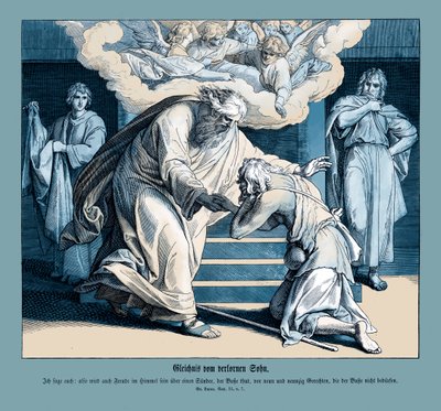 Gleichnis vom barmherzigen Samariter, Evangelium nach Lukas von Julius Schnorr von Carolsfeld