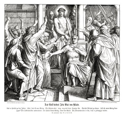 Pontius Pilatus von Julius Schnorr von Carolsfeld