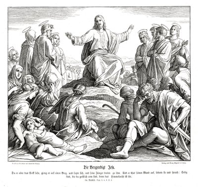Bergpredigt, Evangelium nach Matthäus von Julius Schnorr von Carolsfeld