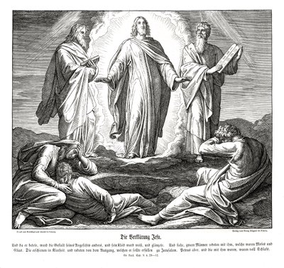 Verklärung Jesu, Evangelium nach Lukas von Julius Schnorr von Carolsfeld