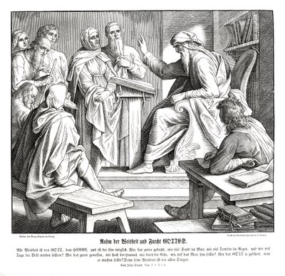 Weisheit des Herrn, Buch Sirach von Julius Schnorr von Carolsfeld